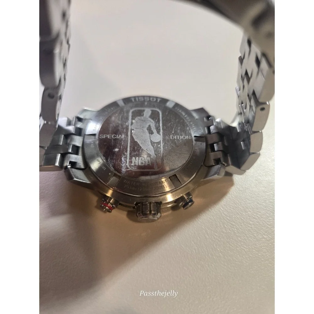 Tissot PRC 200 Chronograph NBA Special Edition Silver Men Watch T055417